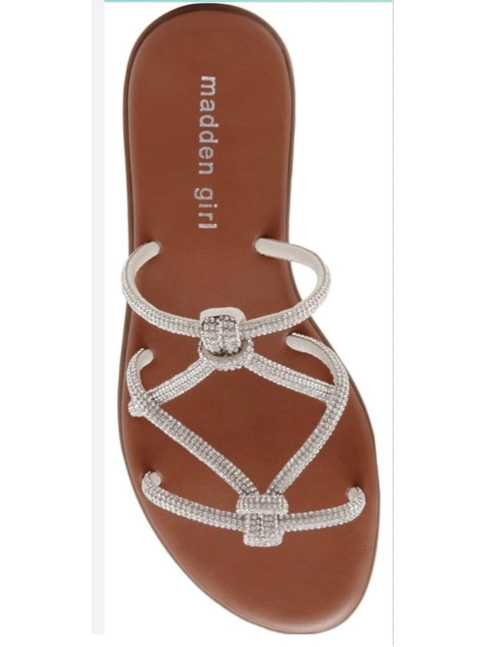 Madden Girl Rhinestone Sandals size 9